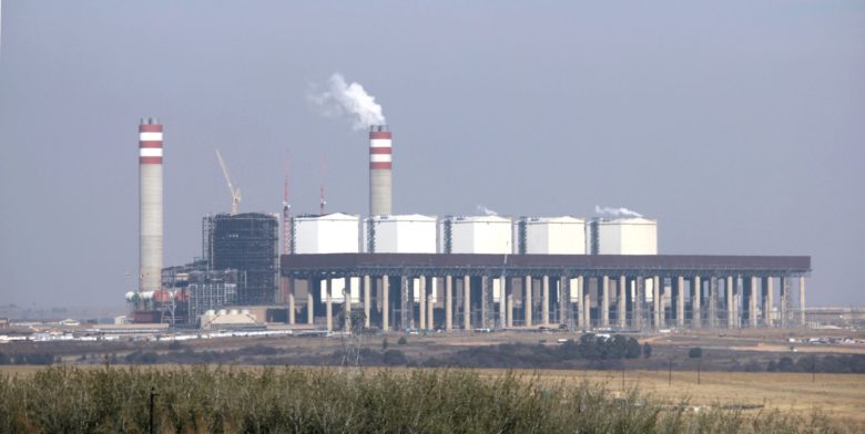 南アフリカのクシレ石炭火力発電所